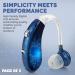Rechargeable BTE Personal Assist Device for Adults & Seniors | 2 Modes Volume Control & Noise Cancelling - Buy Online on GoSupps.com