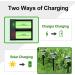 Rechargeable 2/3AA Batteries 12 Pack - 650mAh NiMH for Solar Lights | Long-lasting Eco-Friendly Power Cell - Buy Online on GoSupps.com