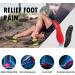 Orthotic Shoe Insoles for Arch Support - Relieve Plantar Fasciitis & Foot Pain | Mens 10-10.5 Womens 12-12.5 - Red - Buy Online on GoSupps.com