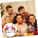 FOMIYES 2 Pairs Christmas Hair Clips Antlers Hair Clips for Women Christmas Hair Barrette Girls Hairpin Reindeer Horn Hair Kids Hair Accessories Xmas Hairpin Headband Flannel Pine Cones - Buy Online on GoSupps.com
