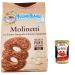 Italian Gourmet E.R. Mulino Bianco Molinetti Set of 12 biscuits sanded with buckwheat 350 g + pulp 400 g