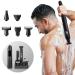 NUBACK Back Shaver for Men 5-in-1 Electric Shavers for Men with Long Handle Multifunctional Self-Service Mens Back Shaver Type-C Rechargeable Body Hair Trimmer Travel-Friendly