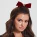 HairBarrettes-Black-red-velvet Luxury Velvet Hair Bow Clip for Thick or Curly Long Hair - Premium Hair Accessories - Buy Online on GoSupps.com