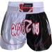 Farabi Sports Muay Thai Kickboxing MMA Boxing Training Shorts - White/Black - X-Large - Buy Online on GoSupps.com