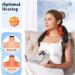 Knqze Wireless Neck Massage Device - 4D Deep Tissue Shiatsu Massager with Heat for Pain Relief | Perfect for Neck Shoulders and Legs | Ideal Gift in Black - Buy Online on GoSupps.com