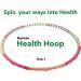 Korean Weighted Health Hoop 1.3kg for Fitness & Massage Workout - Hula-up Slim Body with Passion Hoola - Buy Online on GoSupps.com