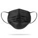 Buy Medical IIR Standard EN14683 Certified 3-Layer Disposable Masks - BFE 98% - 100 Pack Black Oral Masks for International Shipping - Buy Online on GoSupps.com