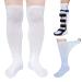 CIRZUEX 2 Pairs Replacement Sock for Air cast Walking Boot Walker Brace - Air Cam Walkers Fracture Boot Orthopedics Socks Cast Boot Sock 2 Pairs