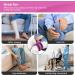 Hoomtree Leg Lifter Strap for Limited Mobility Thigh Lifter Strap with Padded Grip and Loop Knee Hip Surgery Recovery Aids for Disabled Eldly Get in and Out of Bed Car Wheelchair 1 pack Pink - Buy Online on GoSupps.com