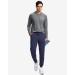 Pinkbomb Men's Zipper Pocket Joggers - Navy Large | Athletic Workout Pants for Running & Golf - Buy Online on GoSupps.com