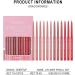DENESTUP 12 Pcs Lip Liner Combo Lip plumper and long-lasting Wear Waterproof Non-Stick Cup Smooth Texture Matte Lip Gloss Gift Set - Buy Online on GoSupps.com