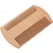 Peigne Dissolvant L che Peigne Professionnel Dents Fines Bois de H tre Double Face pour les Soins Domicile - Buy Online on GoSupps.com