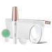 Braun FaceSpa Face Epilator Hair Removal with Facial Cleansing Brush Head Lighted Mirror and Beauty Pouch 851V White 3-in-1 with lighted mirror and beauty pouch