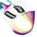 30 Pieces Colorful Clip-In Synthetic Hair Extensions | 21.6 Inch Heat-Resistant Multi-Color Party Highlights - Buy Online on GoSupps.com