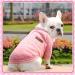Warm Dog Sweater for Small & Medium Dogs - Classic Pink Puppy Clothing Set - Buy Online on GoSupps.com
