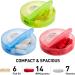 Large 2 Times a Day Weekly Pill Organizer with PU Case - Rainbow Brown - Buy Online on GoSupps.com