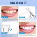 Temporary Tooth Repair Kit - 6PCS Natural Shade Fake Teeth Filling for Missing/Broken Tooth - Buy Online on GoSupps.com