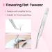 Beauty7 Eyelash Tweezers Stainless Steel Sharp Tips for Semi-Perm Lash Extension Color Silver Silver03 - Buy Online on GoSupps.com