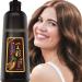 FVQUHVO Natural Coffee Hair Color Shampoo - Instant Hair Dye Shampoo for Men & Women Long Lasting Coffee Hair Shampoo 500ML - Safe & Easy to Use (Coffee)
