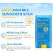 Invisible Sunscreen Stick SPF 50+ Solid State Sunscreen Stick 13G Broad Spectrum Moisturising Suncream Long-Lasting & Water-Resistant Sunblock Stick Sun Block Sticks For Face & Body Sunstick - Buy Online on GoSupps.com