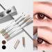 Non-smudging Waterproof Long-lasting Eyeliner Pencil Quick Drying Long Lasting Waterproof and Sweat Proof Eyeliner Extra Fine Eyeliner with Sharpener (01#Natural Brown*2) - Buy Online on GoSupps.com