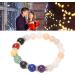 Harmony Chakra Bracelet | 7-Chakra Crystal Bracelet with Pink Aventurine for Emotions & Anxiety Relief | Ideal for Meditation & Yoga - Buy Online on GoSupps.com