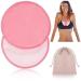 Healvian Castor Oil Pads Breast Nursing Pack Castor Oil Breast Pack Washable & Reusable Castor Oil Pack Wrap Pink