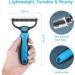 SuRbelle 2-Sided Deshedding & Dematting Rake Brush for Dogs/Cats - Professional Dematting Comb for Mats, Tangled & Thinning Hair Removal - No Scratch Design with Free Hair Remover - Buy Online on GoSupps.com