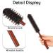 Rundbrush Wild Boar Bristle Round Hairbrush - Mini 3.4cm Brush for Men & Women | Perfect for Blow Drying & Natural Curls - Buy Online on GoSupps.com