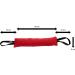 Dingo Gear Cotton Nylon Bite Sausage for Dog Training - 45x8 cm Dual Handles Red | IGP IPO Obedience & Protection Sport - Buy Online on GoSupps.com