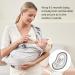 CUBY Natural Cotton Baby Carrier | Extra Comfortable Sling for Newborns & Toddlers - Grey Bear Design - Buy Online on GoSupps.com