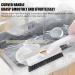 Rotating Tile Brush HeavyDuty Shower Scrubber Brush Scrubbing Cleaning Grout Brush Heavy Duty Stiff Bristle Scrubber Adjustable V Shaped Cleaning Brush for Limescale Grease White - Buy Online on GoSupps.com
