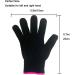 Professional Heat Resistant Glove for Hot Hair Styling 1 pcs Black - Buy Online on GoSupps.com
