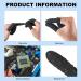 200 PCS Disposable Latex Finger Cots - Protective Fingertips Gloves | Anti Static Rubber Fingertip Finger Cots | Industrial Black - Buy Online on GoSupps.com