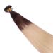 Shop High-Quality Keratin Bonding #2/60 Ombre U-Tip Hair Extensions - 50cm 150 Strands of 100% Remy Real Hair by Novon - 75g - Buy Online on GoSupps.com