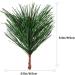 LUOZZY 30 Pcs Realistic Ornaments Versatile Simulated Pine Branches (Green) - Buy Online on GoSupps.com