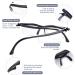 SKYWAY Focus Adjustable Glasses Dial Vision TR90 Frame Focal Adjustable Glasses Adjustable Vision Eyeglasses Near and Far Sight Black - Buy Online on GoSupps.com