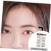 PLAFOPE Fake Eyebrow Stickers 9 sheets Temporary Eyebrows Hairlike Tattoos Transfer Transfers Stickers Shaping Sticker Eyebrow 21x14.7cm Brown - Buy Online on GoSupps.com
