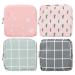 4Pcs Sanitary Napkin Storage Bag Zipper Menstrual Pad Bag Practical Menstrual Pad Bag for Teen Girls Store Sanitary Pads (4 pcs)