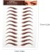 Mikinona 5 Sheets Eyebrow Stickers Simulation Eyebrow Peel off Eyebrow Sticker Fake Eyebrows Makeup Eyebrow - Buy Online on GoSupps.com