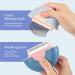 Pakeway 2-in-1 Pet Grooming Shedding Brush for Dogs and Cats - Portable Dematting Comb for Matted Fur and Tangles - Long Haired Pets - Blue & Pink - Buy Online on GoSupps.com