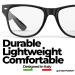Shop Stylish 1.75x Black Reading Glasses for Men & Women - Lightweight Frame & Spring Hinge for Comfortable Presbyopia Vision - Buy Online on GoSupps.com
