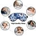 SSIMOO Blue Hibiscus Soft Sleep Eye Mask - Breathable Travel Eye Patch for Women - Perfect for Relaxation - Buy Online on GoSupps.com