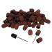 Nail Drill Bits Set with Shaft Polishing Grinding Bands for Manicure with Easy Installation Sanding Caps for Nail Art Designed for Polishing and Trimming Nails