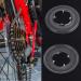 Bicycle Flywheel Guard | Freewheel Spoke Protector | Transparent 4 Claws Design | Mountain Bike Cassette Hubs Protection Cover - Buy Online on GoSupps.com