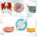 Hoedia 4 Size Pompom Makers Set - Pom Pom Maker for Yarn Craft with Scissors - Buy Online on GoSupps.com