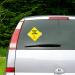 Cobee Baby on Board Car Warning Signs 2 Pcs - 5x5 Safety Car Sign with Double Suction Cups - Reusable Style-B Baby in Car Sticker - Buy Online on GoSupps.com