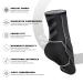 ACWOO Ankle Support Brace 2 Pack Elastic Compression Foot Sleeves Plantar Fasciitis Socks Anti-Slip Breathable Compression Support Sleeve for Ankle Protection Sports Protection and Pain Relief (L) - Buy Online on GoSupps.com