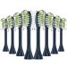 Replacement Toothbrush Heads Compatible with Philips Sonicare One BH1022/05 8 Pack Brush Heads (Midnight Navy Blue)
