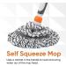 Superio Twist Mop - Self-Wringing Microfiber Mop for Hardwood, Tile, Laminate Floors - Grey - Buy Online on GoSupps.com